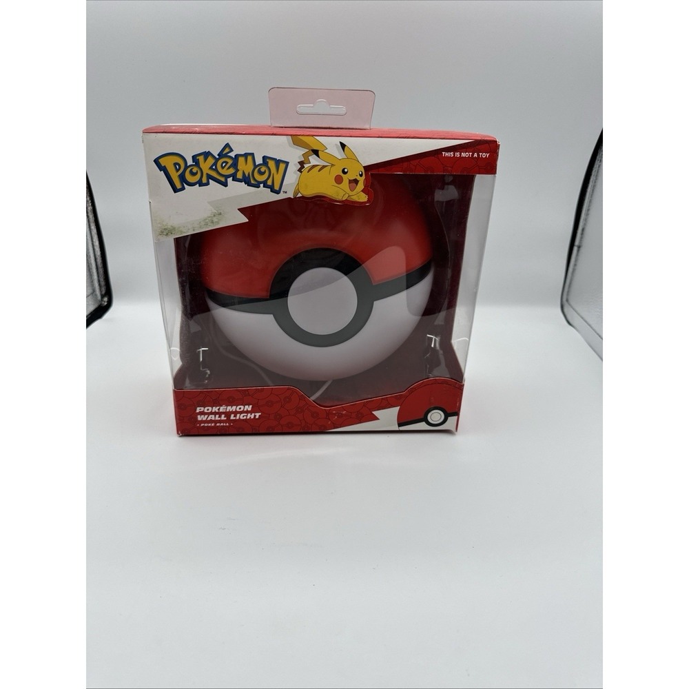 Pokémon Poké Ball LED Wall Light USB Powered Dimmable‎ Warm White UKONIC